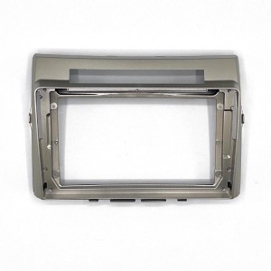 Рамка магнитолы 9.0" (цв.Светло-Золотистый) для TOYOTA Corolla Verso 2004-2009