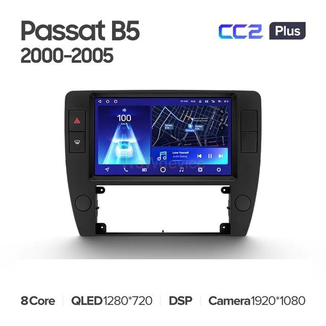 Штатная магнитола Teyes CC2 Plus 4/64 Volkswagen Passat B5 (2000-2005)