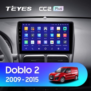 Штатная магнитола Teyes CC2 Plus 6/128 Fiat Doblo 2 263 (2009-2015)