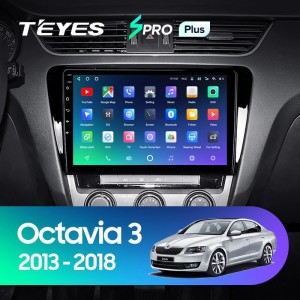 Штатная магнитола Teyes SPRO Plus 6/128 Skoda Octavia 3 A7 (2013-2018) Тип-A