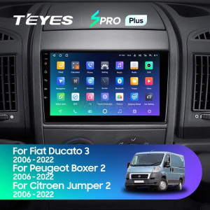 Штатная магнитола Teyes SPRO Plus 4/64 Peugeot Boxer 2 (2006-2022)