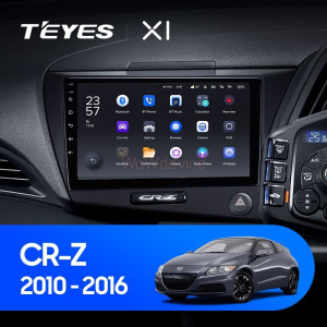Штатная магнитола Teyes X1 4G 2/32 Honda CR-Z 1 (2010-2016) Правый руль