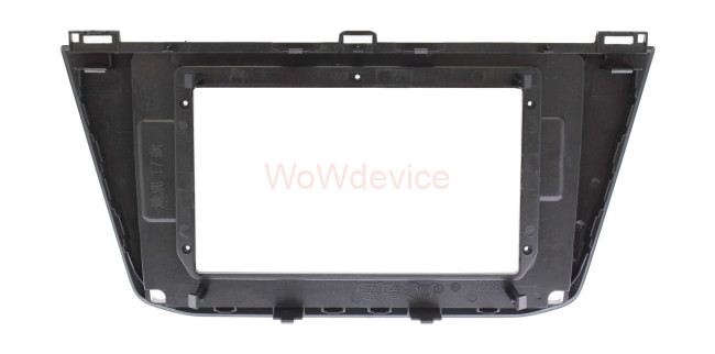 Рамка магнитолы 10.2" (цв.Глянцевый Черный) для VOLKSWAGEN Tiguan 2016+