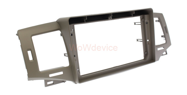 Рамка магнитолы 9.0" (цв.Бежевый) для TOYOTA Corolla 2004-2006 Правый руль Рамка магнитолы 9.0" (цв.Бежевый) для TOYOTA Corolla 2004-2006 Правый руль