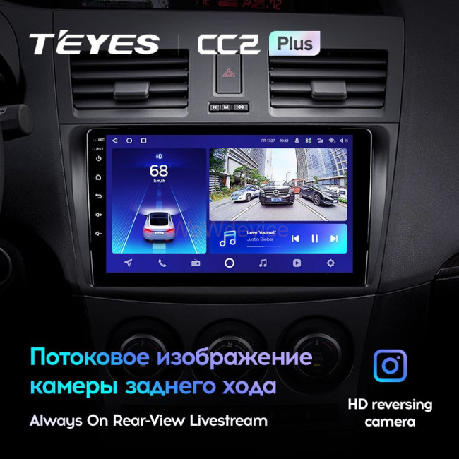 Штатная магнитола Teyes CC2 Plus 4/64 Mazda 3 2 (2009-2013)