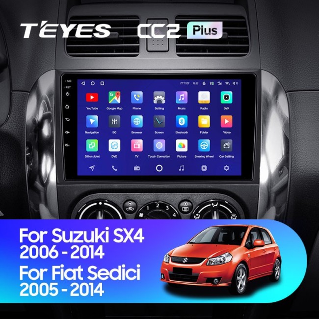 Штатная магнитола Teyes CC2 Plus 6/128 Suzuki SX4 1 (2006-2014)