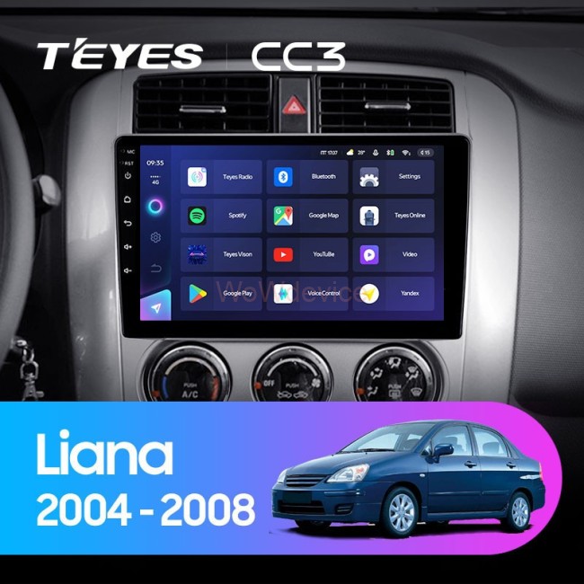 Штатная магнитола Teyes CC3L 4/32 Suzuki Liana 1 (2004-2008)