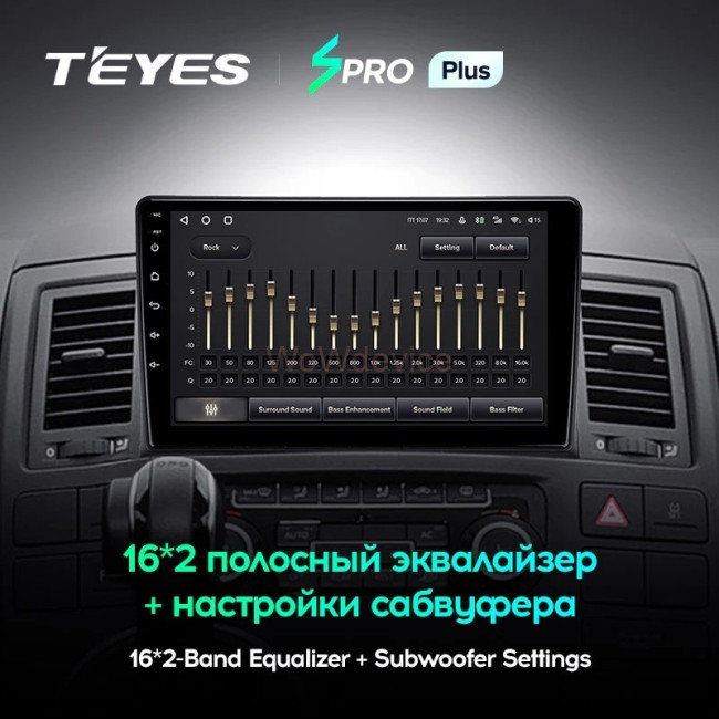 Штатная магнитола Teyes SPRO Plus 3/32 Volkswagen Multivan T5 (2003-2015)
