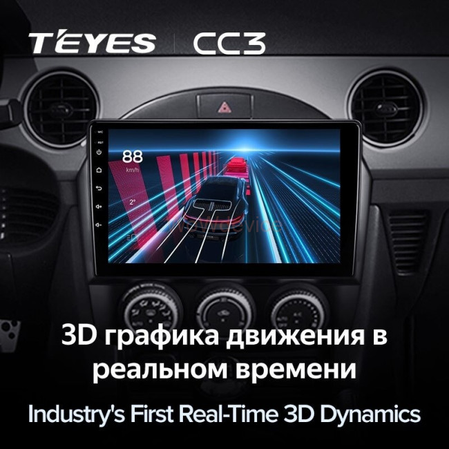 Штатная магнитола Teyes CC3 4/64 Mazda MX-5 (2008-2015)