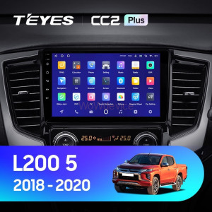 Штатная магнитола Teyes CC2 Plus 4/32 Mitsubishi L200 5 (2018-2020) F2 Правый руль