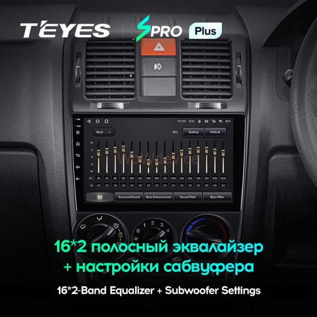 Штатная магнитола Teyes SPRO Plus 4/32 Hyundai Getz (2002-2011) Правый руль