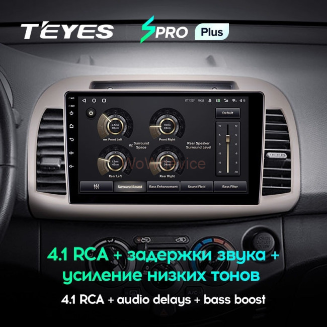 Штатная магнитола Teyes SPRO Plus 6/128 Nissan March 3 K12 (2002-2010)
