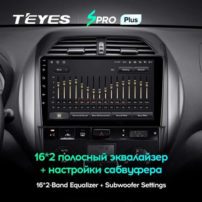 Штатная магнитола Teyes SPRO Plus 6/128 Toyota RAV4 2 CA20 CA20W XA20 (2003-2005) F4