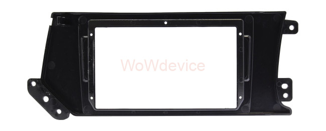 Рамка магнитолы 9.0" (цв.Глянцевый Черный) для HAVAL F7 2019+ Левый руль