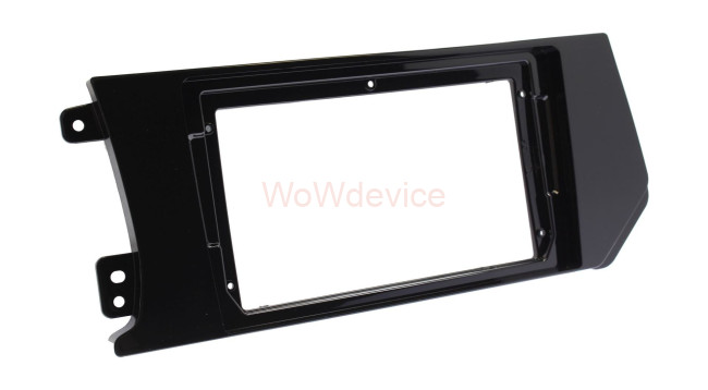 Рамка магнитолы 9.0" (цв.Глянцевый Черный) для HAVAL F7 2019+ Левый руль