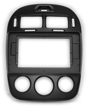 Рамка магнитолы 10.2" (цв.Черный) для KIA Cerato 2017+ Рынок Китая