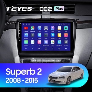 Штатная магнитола Teyes CC2 Plus 4/64 Skoda Superb (2008-2013)