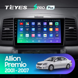 Штатная магнитола Teyes SPRO Plus 4/64 Toyota Allion (2001-2007)