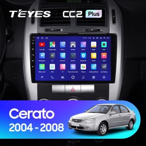 Штатная магнитола Teyes CC2L Plus 1/16 Kia Cerato 1 LD (2004-2008) F1