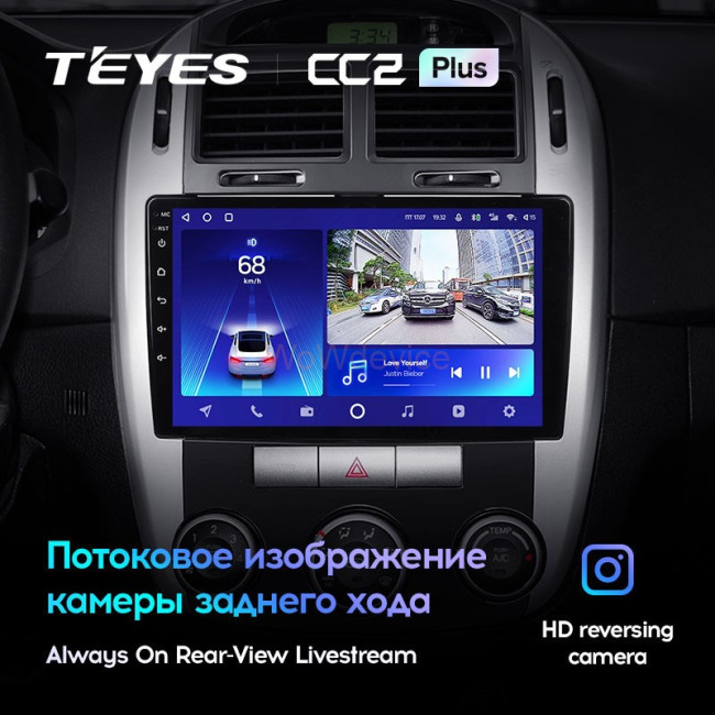 Штатная магнитола Teyes CC2L Plus 1/16 Kia Cerato 1 LD (2004-2008) F1 Штатная магнитола Teyes CC2L Plus 1/16 Kia Cerato 1 LD (2004-2008) F1