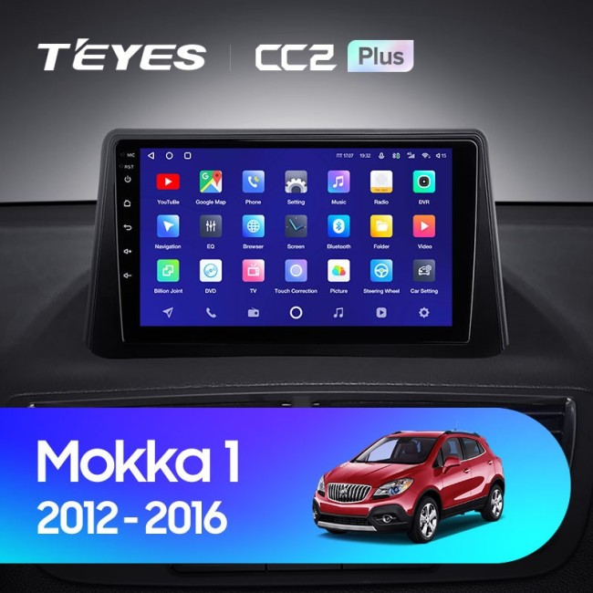 Штатная магнитола Teyes CC2L Plus 1/16 Opel Mokka 1 (2012-2016)