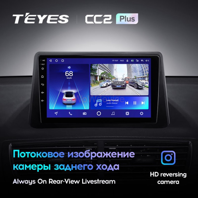 Штатная магнитола Teyes CC2L Plus 1/16 Opel Mokka 1 (2012-2016)