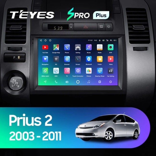 Штатная магнитола Teyes SPRO Plus 4/64 Toyota Prius XW20 (2003-2011)