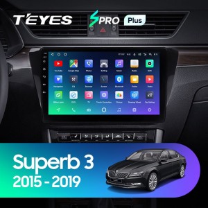 Штатная магнитола Teyes SPRO Plus 6/128 Skoda Superb 3 (2015-2019)