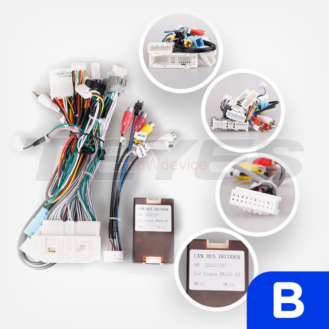 Установочный комплект Teyes для Lexus ES ES200 ES250 ES300h ES350 XV60 VI 6 (2012-2018) Тип-В