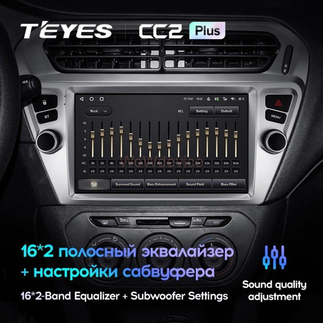 Штатная магнитола Teyes CC2 Plus 4/64 Citroen C-Elysee (2012-2016) Тип B Штатная магнитола Teyes CC2 Plus 4/64 Citroen C-Elysee (2012-2016) Тип B