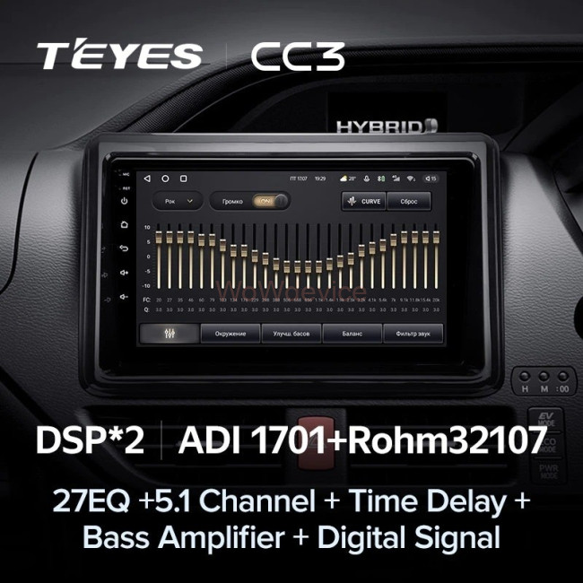 Штатная магнитола Teyes CC3 3/32 Toyota Noah R80 (2014-2020) Штатная магнитола Teyes CC3 3/32 Toyota Noah R80 (2014-2020)