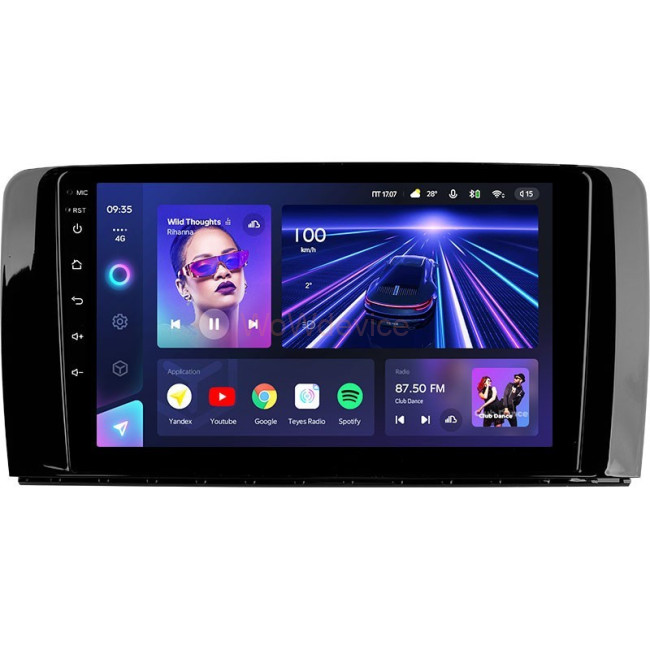 Штатная магнитола Teyes CC3 360 6/128 Mercedes Benz R-Class W251 R280 R300 R320 (2005-2009)