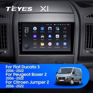 Штатная магнитола Teyes X1 4G 2/32 Peugeot Boxer 2 (2006-2022)