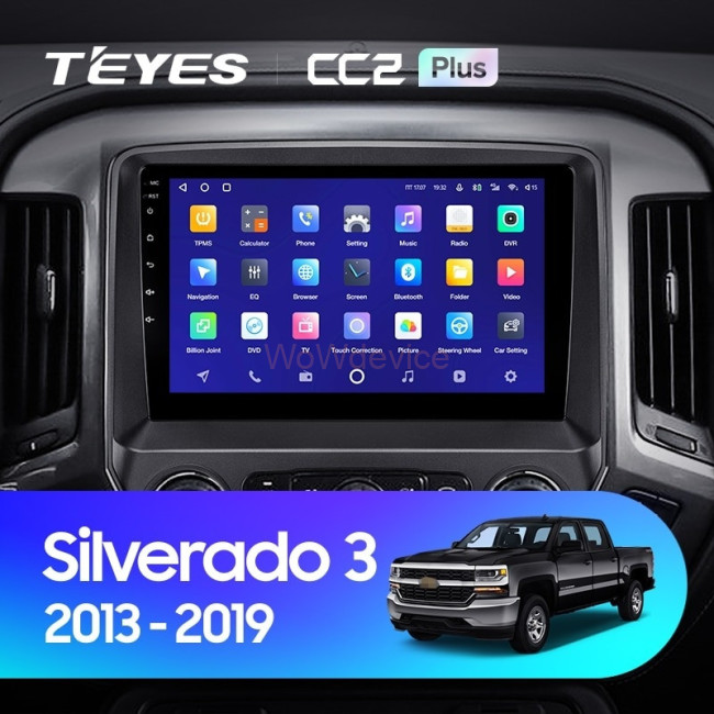 Штатная магнитола Teyes CC2L Plus 2/32 Chevrolet Silverado 3 GMTK2 (2013-2019)
