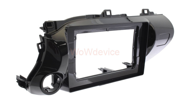Рамка магнитолы 10.2" (цв.Глянцевый Черный) для TOYOTA Hilux 2015+ Левый руль Рамка магнитолы 10.2" (цв.Глянцевый Черный) для TOYOTA Hilux 2015+ Левый руль