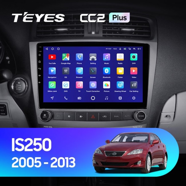 Штатная магнитола Teyes CC2 Plus 3/32 Lexus IS250 XE20 (2005-2013) Тип-B