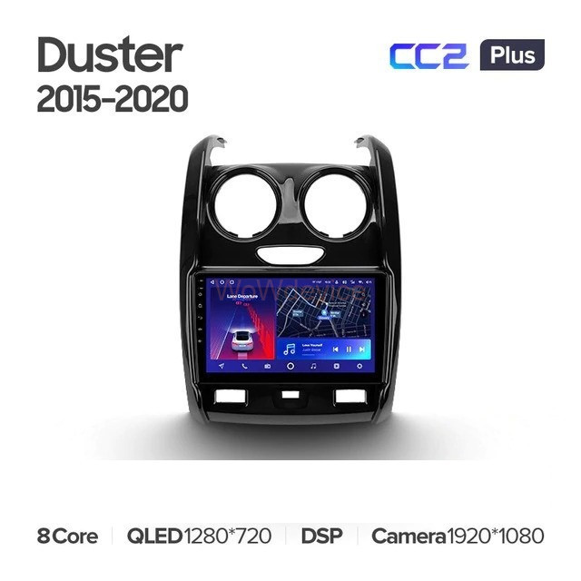 Штатная магнитола Teyes CC2 Plus 3/32 Renault Duster (2015-2020) Штатная магнитола Teyes CC2 Plus 3/32 Renault Duster (2015-2020)