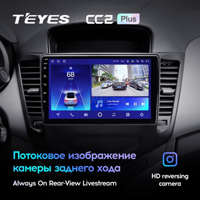 Штатная магнитола Teyes CC2L Plus 1/16 Chevrolet Cruze J300 (2008-2014) Штатная магнитола Teyes CC2L Plus 1/16 Chevrolet Cruze J300 (2008-2014)