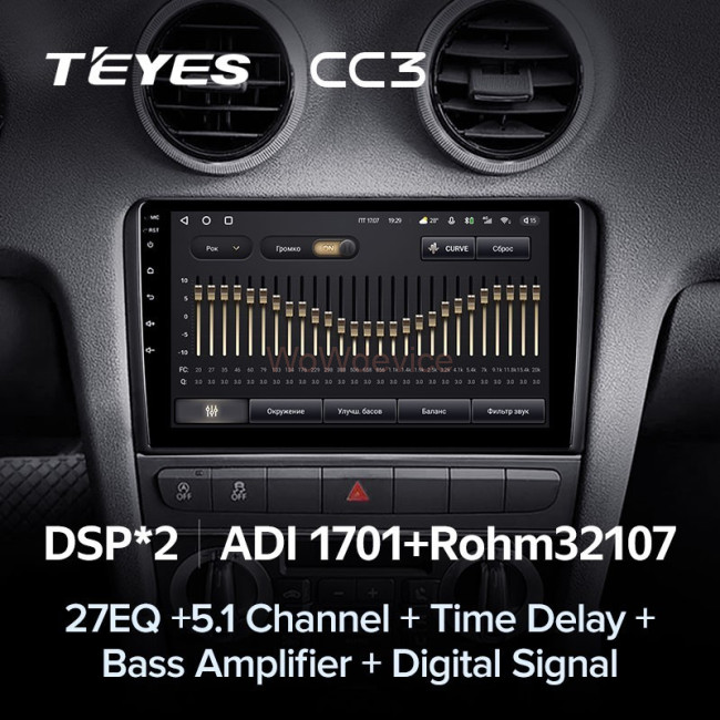 Штатная магнитола Teyes CC3 3/32 Audi RS3 1 (2011-2012)