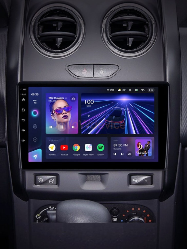 Штатная магнитола Teyes CC3 4/64 Renault Duster (2015-2018)