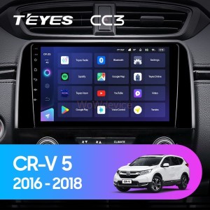 Штатная магнитола Teyes CC3 6/128 Honda CR-V 5 RT RW (2016-2018)