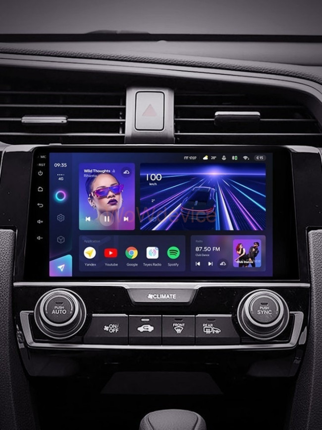 Штатная магнитола Teyes CC3L 4/32 Honda Civic 10 FC FK (2015-2020)