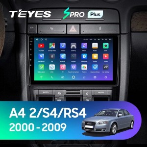 Штатная магнитола Teyes SPRO Plus 3/32 Audi A4 (2000-2009)