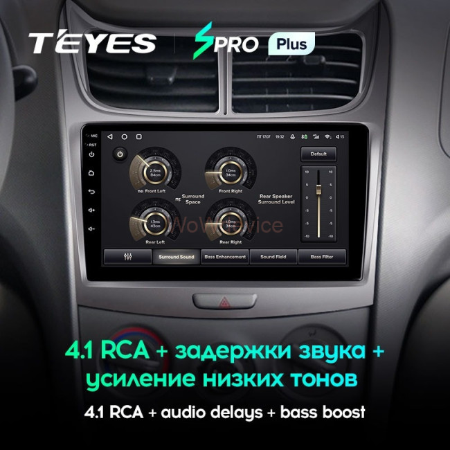 Штатная магнитола Teyes SPRO Plus 4/64 Chevrolet Sail (2009-2013)