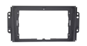 Рамка магнитолы 9.0" (цв.Глянцевый Черный) для CHERY Tiggo 3 2016+
