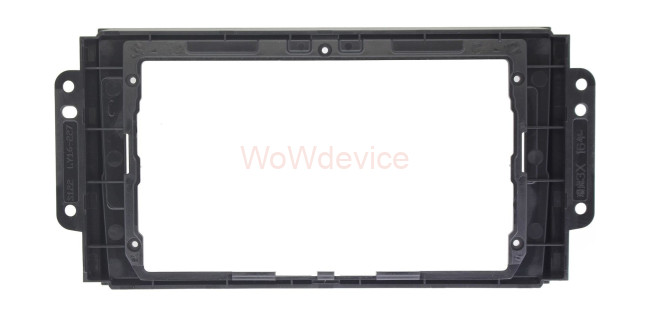 Рамка магнитолы 9.0" (цв.Глянцевый Черный) для CHERY Tiggo 3 2016+