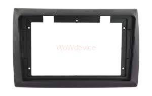 Рамка магнитолы 9.0" (цв.Черный) для FIAT Stilo 2001-2007