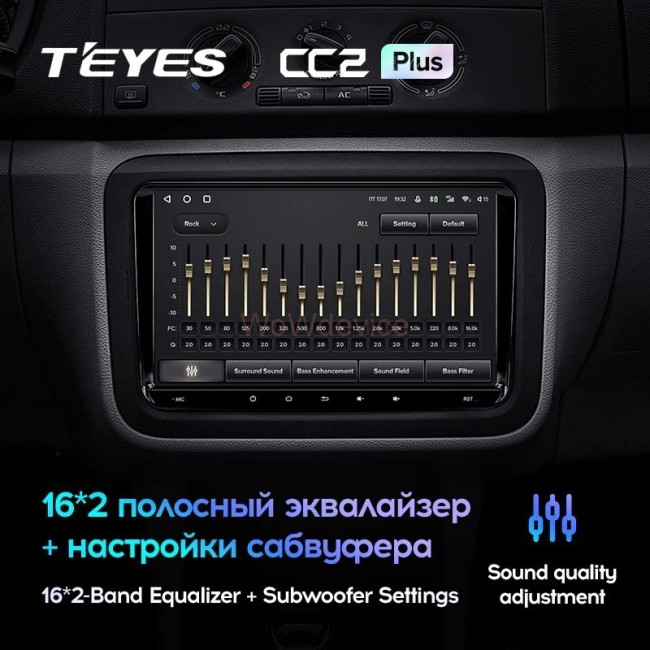 Штатная магнитола Teyes CC2 Plus 4/64 Volkswagen Sharan (2010-2015)