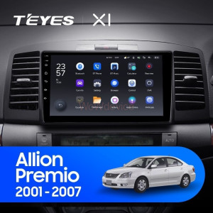 Штатная магнитола Teyes X1 4G 2/32 Toyota Allion (2001-2007)