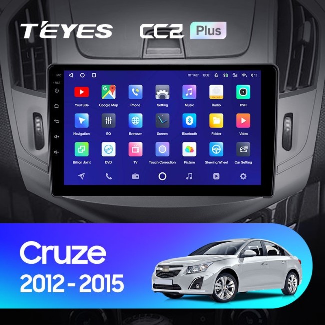 Штатная магнитола Teyes CC2L Plus 1/16 Chevrolet Cruze J300 J308 (2012-2015)
